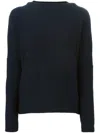 Daniela Gregis Cozy Knit Turtleneck Pullover In Blue