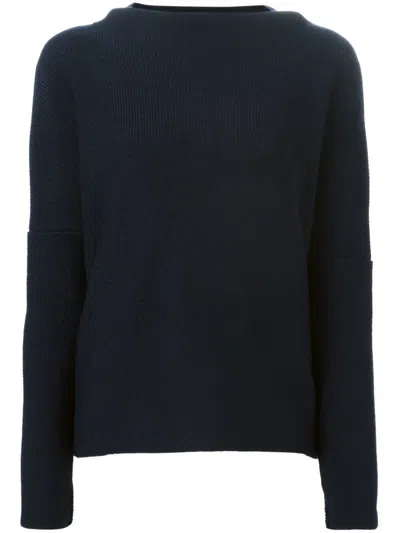 Daniela Gregis Cozy Knit Turtleneck Pullover In Blue