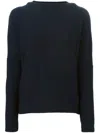Daniela Gregis Cozy Knit Turtleneck Pullover In Blue