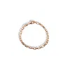 Daniela Janette Women's Gold Vintage-inspired Rounded Box Chain Bracelet