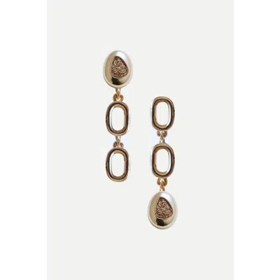 Daniela Millan Jewelry Bloom Drop Earrings In Metallic