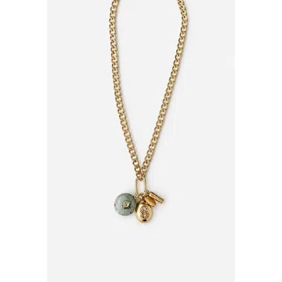 Daniela Millan Jewelry Chill Charm Necklace In Gold