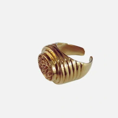 Daniela Millan Jewelry Power Ring In Gold