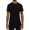 Daniele Alessandrini Short Sleeve Cotton T-shirt In Black In Black