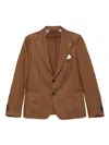 Daniele Alessandrini Elegant Rust-colored Blazer