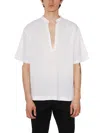 Daniele Alessandrini Camicia In Lino E Cotone In White
