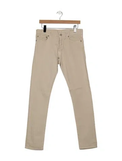 Pre-owned Daniele Alessandrini Chinos In Neutral