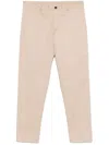 Daniele Alessandrini Classic Trousers In Beige Cotton In Beige