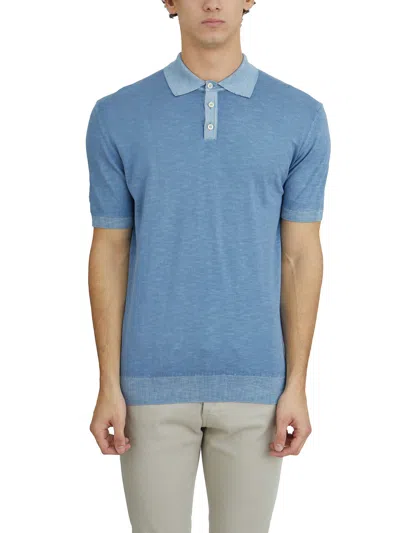 Daniele Alessandrini Cotton And Linen Polo