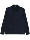 Daniele Alessandrini Classic Button Closure Jacket With Tailored Silhouette In Blau