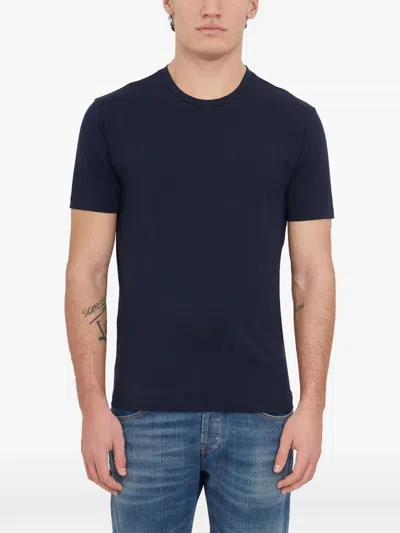 Daniele Alessandrini Crew-neck T-shirt In Blue