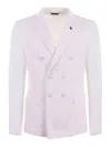 Daniele Alessandrini Alessandrini Double-breasted Jacket In White