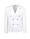 Daniele Alessandrini Double-breasted Jacket - White In White