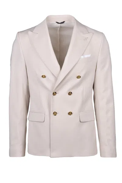 Daniele Alessandrini Double-breasted Jacket - White