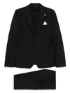 DANIELE ALESSANDRINI DANIELE ALESSANDRINI BLACK SINGLE BREASTED SUIT