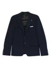 Daniele Alessandrini Button Suit In Blue