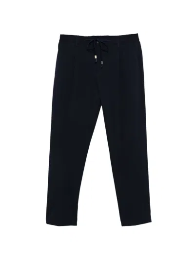 Daniele Alessandrini Elasticated-waistband Trousers In Blue
