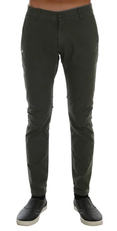 DANIELE ALESSANDRINI ELEGANT SLIM FIT MEN'S CHINOS