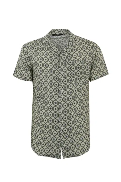 Daniele Alessandrini Floral Patterned Shirt In Grigio