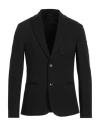 Daniele Alessandrini Homme Man Blazer Black Size 42 Polyester, Viscose, Elastane In Black
