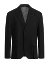 Daniele Alessandrini Homme Man Blazer Black Size 42 Linen, Viscose