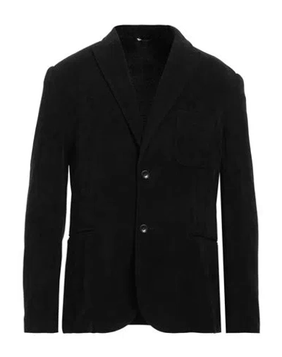 Daniele Alessandrini Homme Man Blazer Black Size 42 Polyester, Polyamide, Elastane In Black