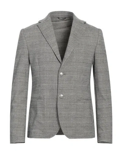Daniele Alessandrini Homme Man Blazer Black Size 42 Polyester, Viscose, Elastane