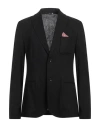 Daniele Alessandrini Homme Man Blazer Black Size 44 Linen, Viscose