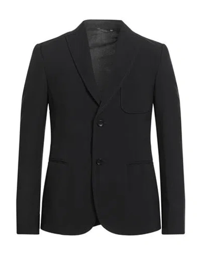 Daniele Alessandrini Homme Man Blazer Black Size 44 Polyester