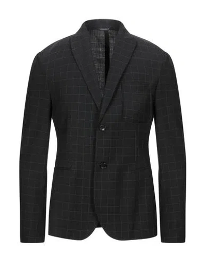 Daniele Alessandrini Homme Suit Jackets In Black
