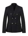 Daniele Alessandrini Homme Man Blazer Black Size 44 Polyester, Elastane, Viscose In Black