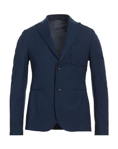Daniele Alessandrini Homme Man Blazer Blue Size 36 Polyester, Viscose, Elastane