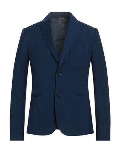Daniele Alessandrini Homme Man Blazer Blue Size 36 Polyester, Viscose, Elastane