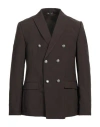Daniele Alessandrini Homme Man Blazer Dark Brown Size 44 Polyester In Brown