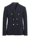 Daniele Alessandrini Homme Man Blazer Midnight Blue Size 36 Polyester, Elastane