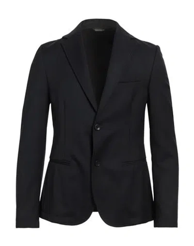 Daniele Alessandrini Homme Man Blazer Midnight Blue Size 40 Polyester, Viscose, Elastane