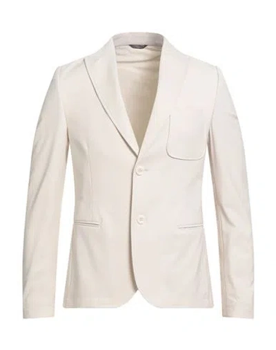 Daniele Alessandrini Homme Man Blazer Off White Size 36 Polyester, Viscose, Elastane