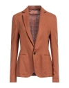 Daniele Alessandrini Homme Man Blazer Tan Size 34 Linen, Viscose In Brown