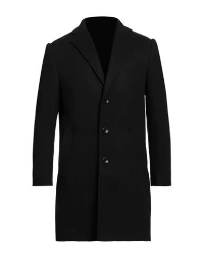 Daniele Alessandrini Homme Man Coat Black Size 44 Polyester