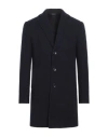 Daniele Alessandrini Homme Man Coat Midnight Blue Size 44 Polyester