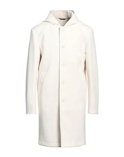 Daniele Alessandrini Homme Man Coat Off White Size 42 Polyester