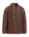 Daniele Alessandrini Homme Man Jacket Brown Size 38 Polyester