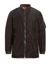 Daniele Alessandrini Homme Man Jacket Dark Brown Size 40 Polyester, Acrylic, Wool In Brown