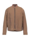 Daniele Alessandrini Homme Man Jacket Khaki Size 40 Polyamide In Beige
