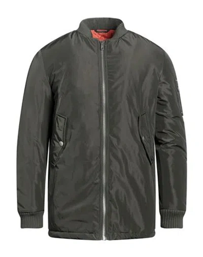 Daniele Alessandrini Homme Man Jacket Military Green Size 40 Polyester, Acrylic, Wool