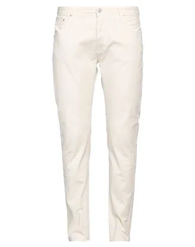 Daniele Alessandrini Homme Man Jeans Beige Size 33 Cotton, Elastane
