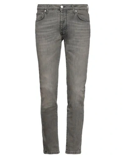 Daniele Alessandrini Homme Man Jeans Black Size 29 Cotton, Elastane In Gray