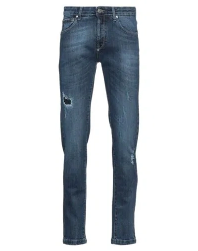 Daniele Alessandrini Homme Man Jeans Blue Size 29 Cotton, Elastane