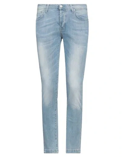 Daniele Alessandrini Homme Man Jeans Blue Size 29 Cotton, Elastane