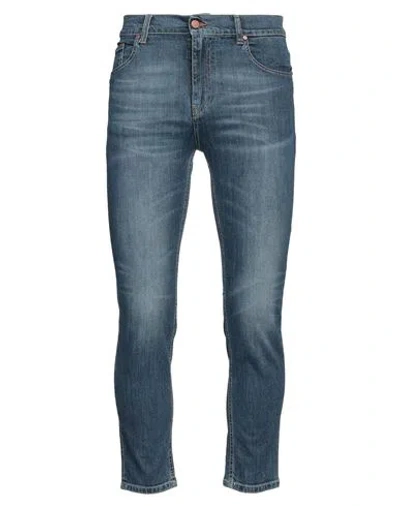 Daniele Alessandrini Homme Man Jeans Blue Size 34 Cotton, Elastane